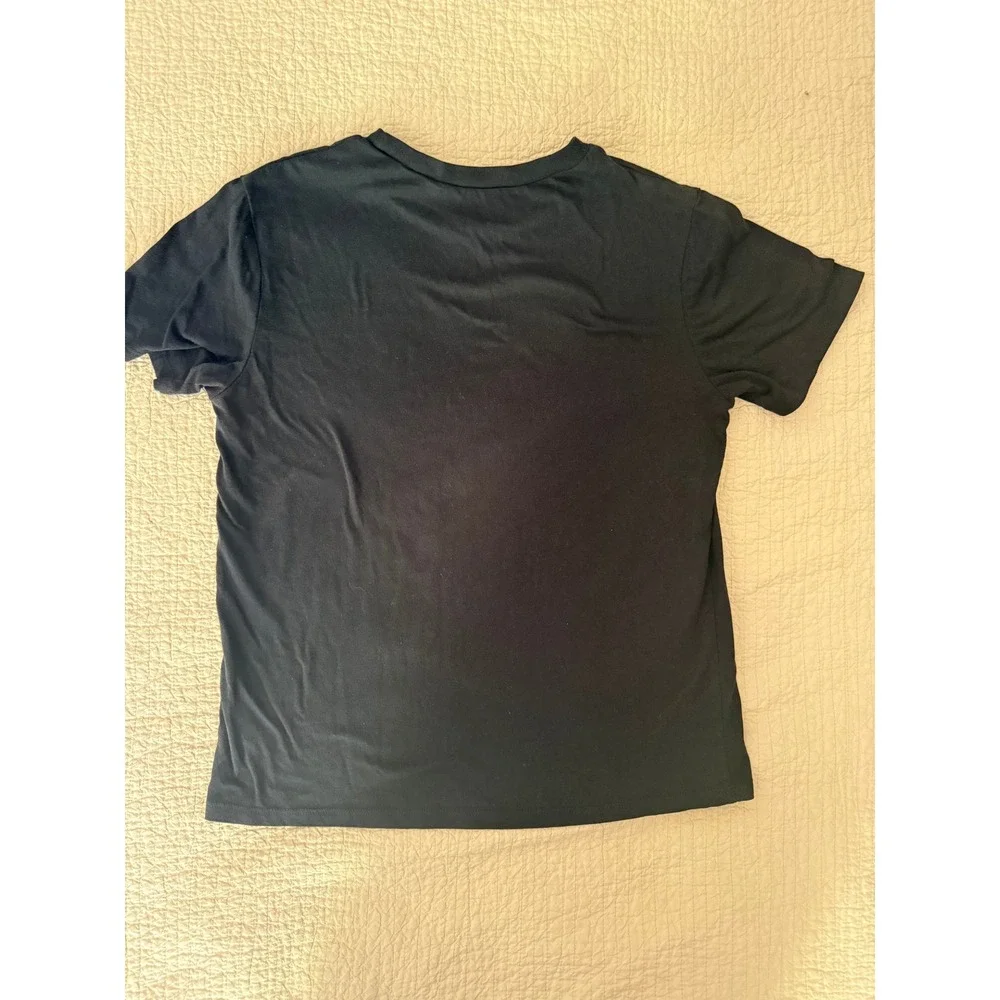 Disney Mickey‎ Mouse Motorcycle Riding Club Black Graphic T Shirt Small